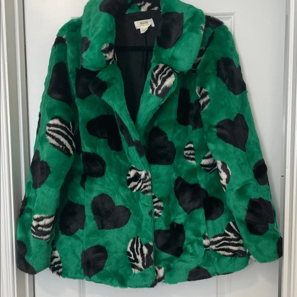 EUC! Maeve by Anthropologie Faux Fur Jacket – Size Small - Picture 3 of 7